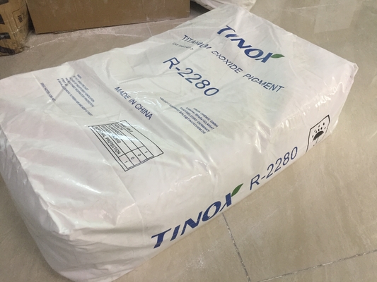 TINOX R-2280 황화수 공정 우수한 불투명성 및 파란색 색조를 가진 플라스틱을위한 티타늄 이산화