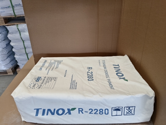 주문 TINOX R-2280 Titanium Dioxide Rutile with Superior Coverage Exceptional Dispersibility and Strong Blue Undertone for Plastic Applications online manufacture
