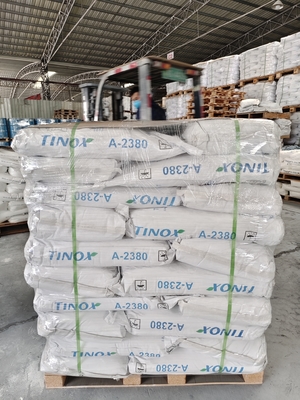 주문 TINOX 아나타제 이산화티타늄 우수한 밝기 및 백색도 안료 A-2380 online manufacture