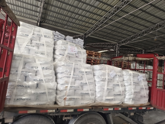 좋은 가격 TINOX TPW-814 플라스틱을 위한 하이브리드 화이트 색소, pH 6.5-8.5기름 흡수 ≤18g/100g 온라인으로